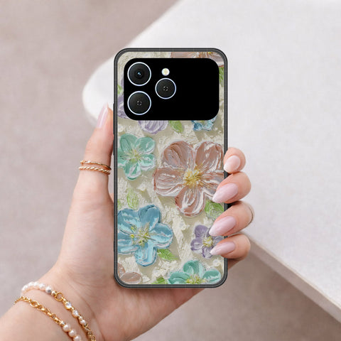 Tecno Spark 40 Cover - Floral Series 4 - HQ Premium Shine Durable Shatterproof Case