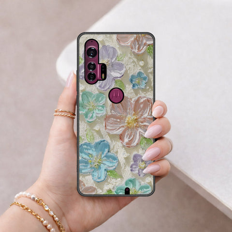 Motorola Edge Plus Cover - Floral Series 4 - HQ Premium Shine Durable Shatterproof Case