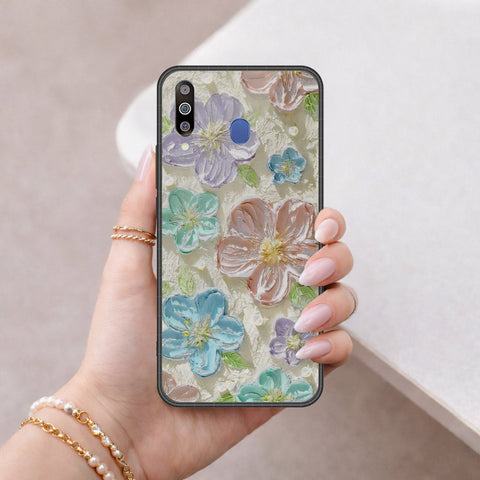 Samsung Galaxy A40s Cover - Floral Series 4 - HQ Premium Shine Durable Shatterproof Case