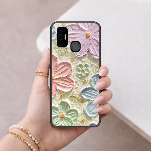 Tecno Spark 7T Cover - Floral Series 4 - HQ Premium Shine Durable Shatterproof Case