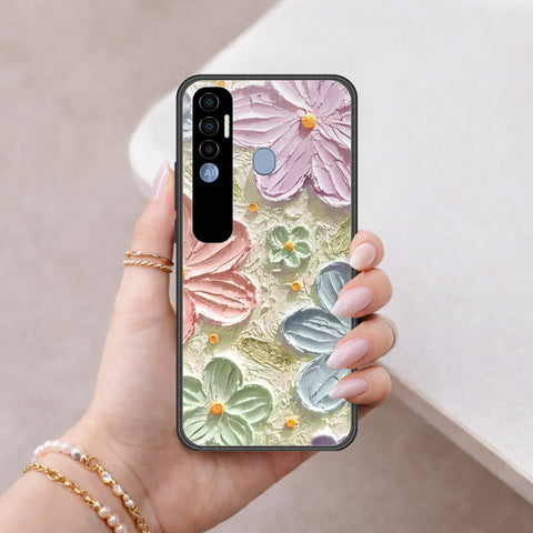 Tecno Spark 7 Pro Cover - Floral Series 4 - HQ Premium Shine Durable Shatterproof Case