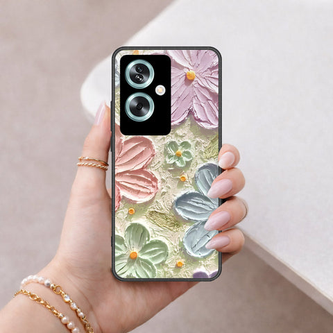 Oppo A2 Cover - Floral Series 4 - HQ Premium Shine Durable Shatterproof Case