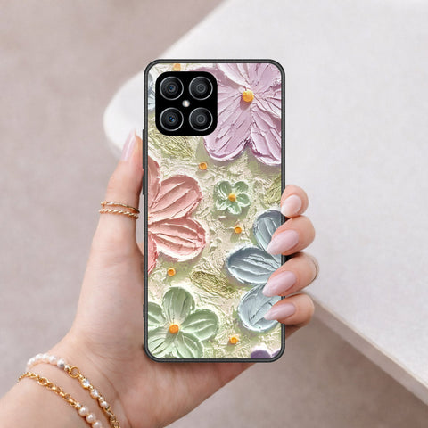 Honor X8 Cover - Floral Series 4 - HQ Premium Shine Durable Shatterproof Case