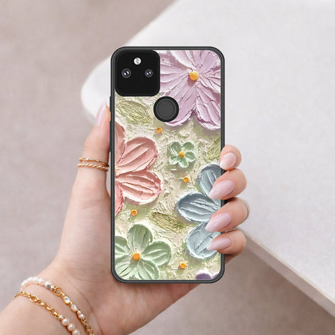 Google Pixel 5a 5G Cover - Floral Series 4 - HQ Premium Shine Durable Shatterproof Case