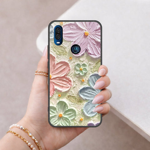 Motorola P40 Cover - Floral Series 4 - HQ Premium Shine Durable Shatterproof Case