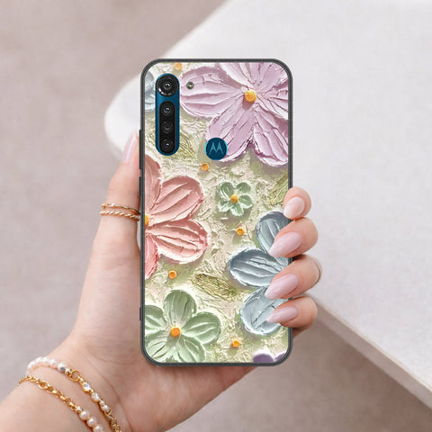 Motorola Moto G8 Power Cover - Floral Series 4 - HQ Premium Shine Durable Shatterproof Case