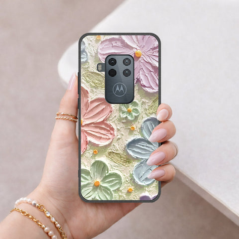 Motorola One Zoom Cover - Floral Series 4 - HQ Premium Shine Durable Shatterproof Case