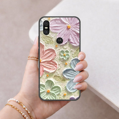 Motorola One Cover - Floral Series 4 - HQ Premium Shine Durable Shatterproof Case
