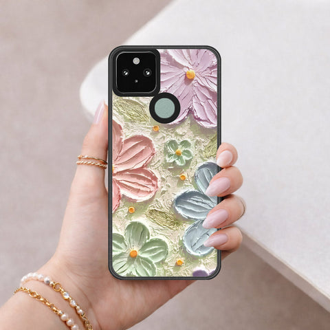 Google Pixel 5 XL Cover - Floral Series 4 - HQ Premium Shine Durable Shatterproof Case