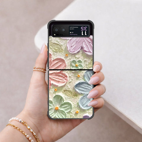 Motorola Razr 40 Cover - Floral Series 4 - HQ Premium Shine Durable Shatterproof Case