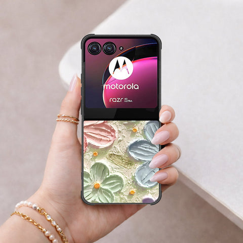Motorola Razr 40 Ultra Cover - Floral Series 4 - HQ Premium Shine Durable Shatterproof Case