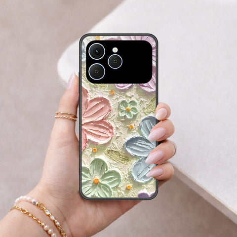 Tecno Spark 40 Cover - Floral Series 4 - HQ Premium Shine Durable Shatterproof Case