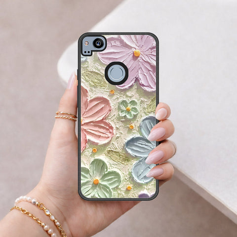 Google Pixel 2 Cover - Floral Series 4 - HQ Premium Shine Durable Shatterproof Case