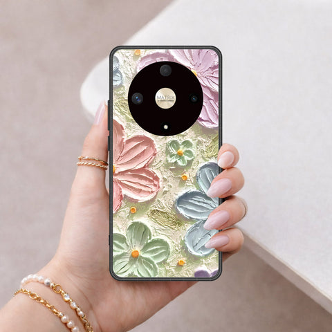 Honor X9a Cover - Floral Series 4 - HQ Premium Shine Durable Shatterproof Case
