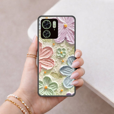 Motorola Edge 40 Cover - Floral Series 4 - HQ Premium Shine Durable Shatterproof Case