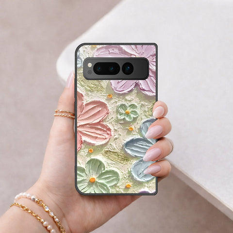Google Pixel Fold Cover - Floral Series 4 - HQ Premium Shine Durable Shatterproof Case