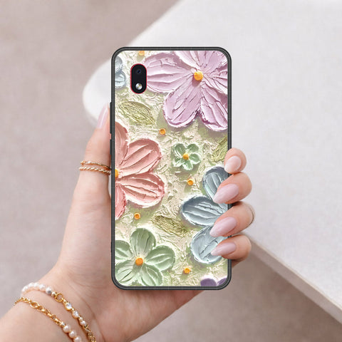 Samsung Galaxy A01 Core Cover - Floral Series 4 - HQ Premium Shine Durable Shatterproof Case