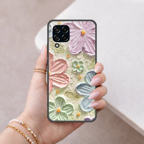 Samsung Galaxy F12 Cover - Floral Series 4 - HQ Premium Shine Durable Shatterproof Case