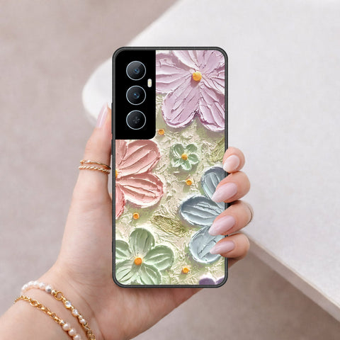 Realme C65 Cover - Floral Series 4 - HQ Premium Shine Durable Shatterproof Case