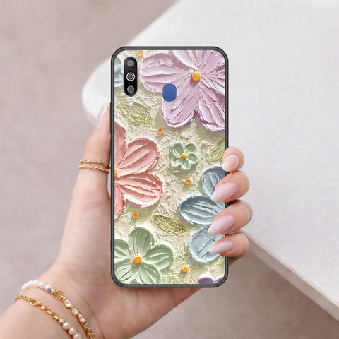 Samsung Galaxy A40s Cover - Floral Series 4 - HQ Premium Shine Durable Shatterproof Case