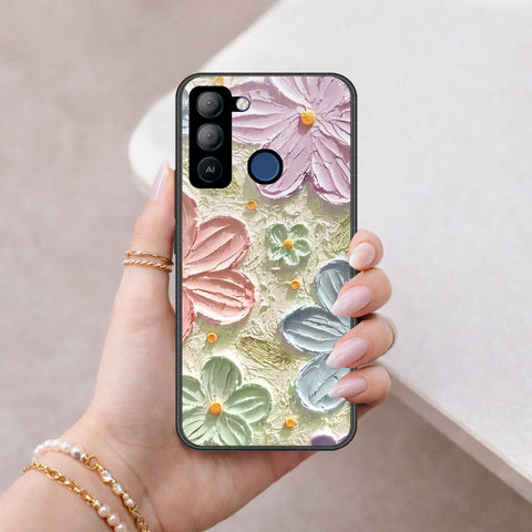 Tecno Pop 5 LTE Cover - Floral Series 4 - HQ Premium Shine Durable Shatterproof Case