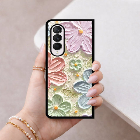 Samsung Galaxy Z Fold 4 5G Cover - Floral Series 4 - HQ Premium Shine Durable Shatterproof Case