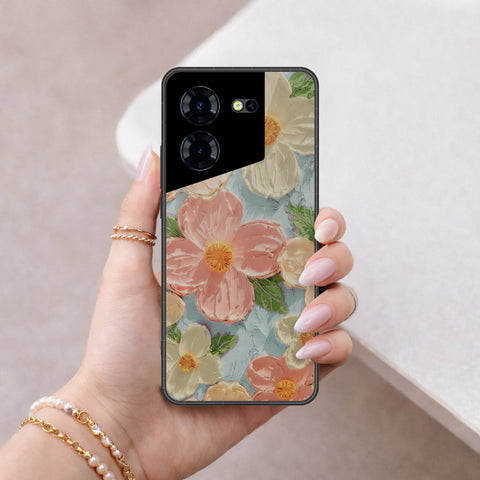 Tecno Pova 5 Cover - Floral Series 4 - HQ Premium Shine Durable Shatterproof Case