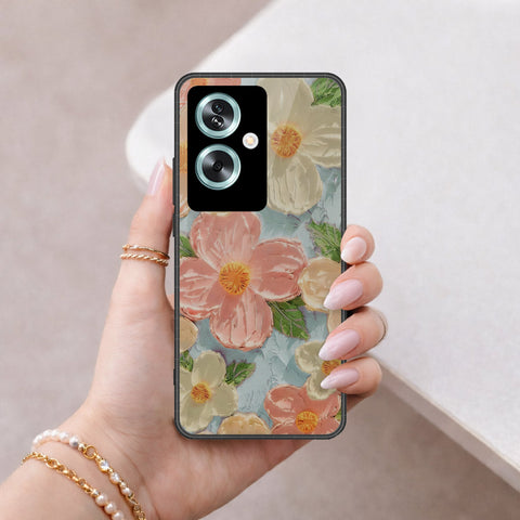 Oppo A2 Cover - Floral Series 4 - HQ Premium Shine Durable Shatterproof Case