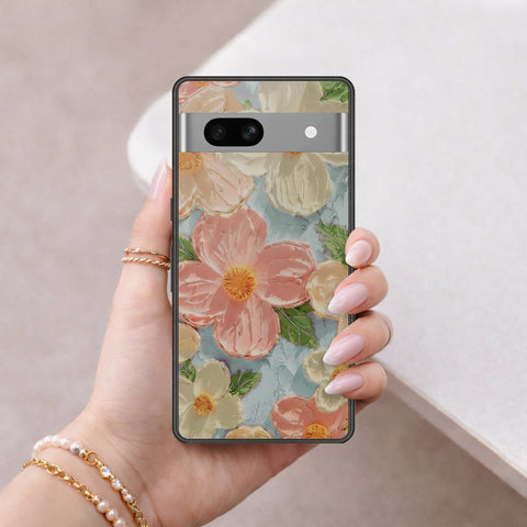 Google Pixel 7a Cover - Floral Series 4 - HQ Premium Shine Durable Shatterproof Case