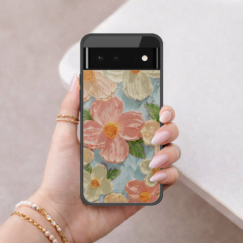 Google Pixel 6 Cover - Floral Series 4 - HQ Premium Shine Durable Shatterproof Case