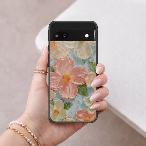 Google Pixel 6a Cover - Floral Series 4 - HQ Premium Shine Durable Shatterproof Case