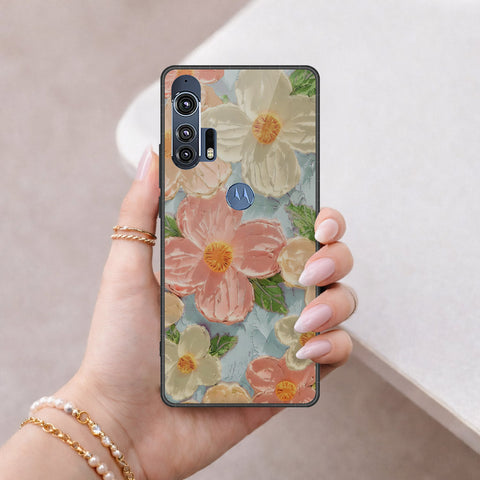 Motorola Edge Plus 2020 Cover - Floral Series 4 - HQ Premium Shine Durable Shatterproof Case