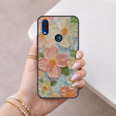 Motorola P40 Cover - Floral Series 4 - HQ Premium Shine Durable Shatterproof Case
