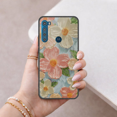 Motorola One Fusion Plus Cover - Floral Series 4 - HQ Premium Shine Durable Shatterproof Case