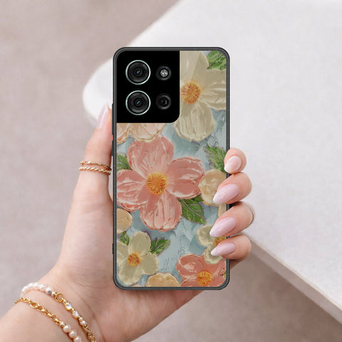 Motorola Moto G75 Cover - Floral Series 4 - HQ Premium Shine Durable Shatterproof Case