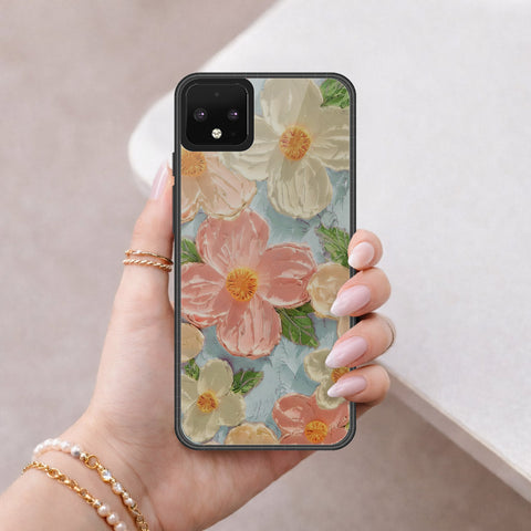 Google Pixel 4 XL Cover - Floral Series 4 - HQ Premium Shine Durable Shatterproof Case