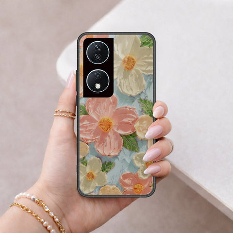 Honor X7b Cover - Floral Series 4 - HQ Premium Shine Durable Shatterproof Case