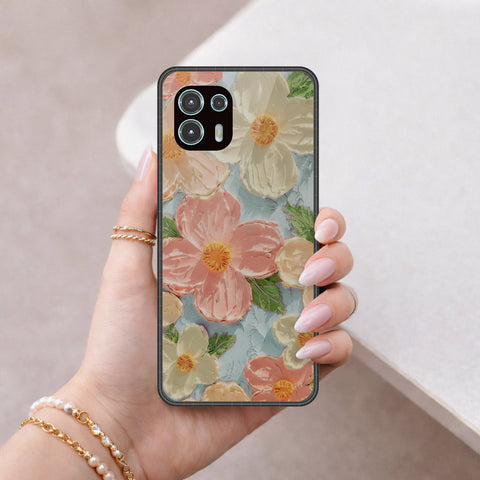 Motorola Edge 20 Lite Cover - Floral Series 4 - HQ Premium Shine Durable Shatterproof Case