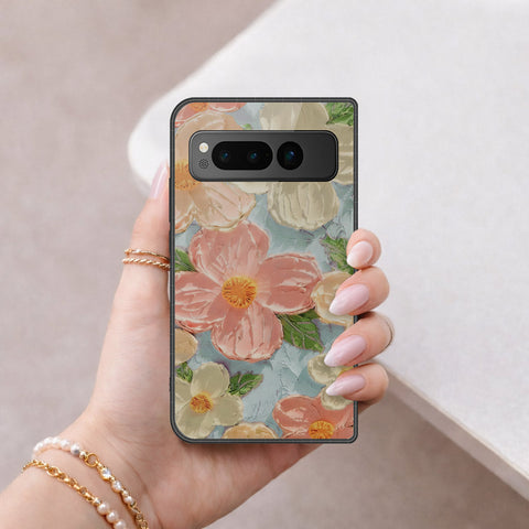 Google Pixel Fold Cover - Floral Series 4 - HQ Premium Shine Durable Shatterproof Case