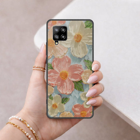 Samsung Galaxy A42 5G Cover - Floral Series 4 - HQ Premium Shine Durable Shatterproof Case