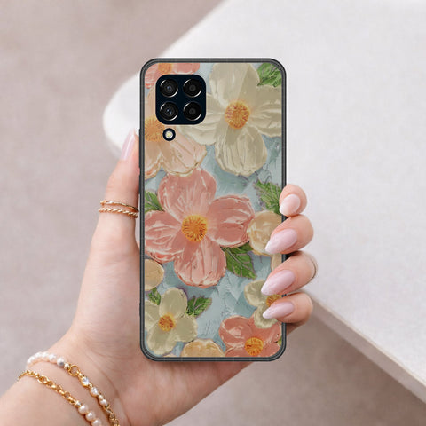 Samsung Galaxy F12 Cover - Floral Series 4 - HQ Premium Shine Durable Shatterproof Case