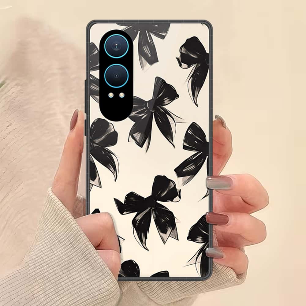 OnePlus Nord CE 4 Lite Cover - ONation Bow Series - HQ Premium Shine Durable Shatterproof Case