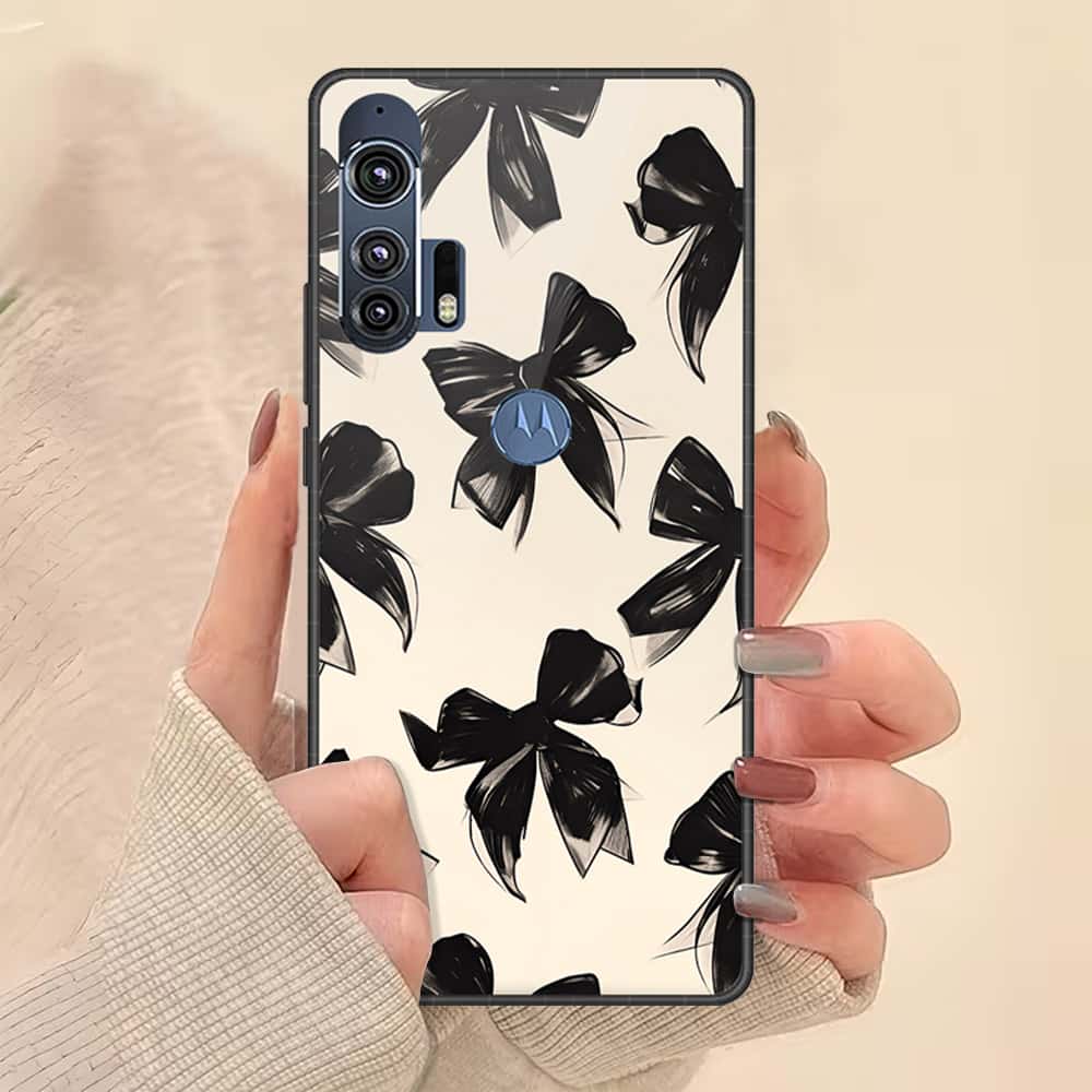 Motorola Edge Plus 2020 Cover - ONation Bow Series - HQ Premium Shine Durable Shatterproof Case