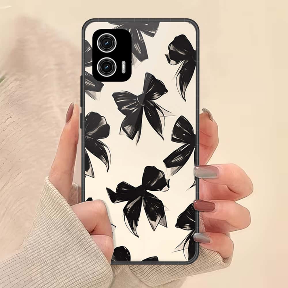 Motorola Moto G73 Cover - ONation Bow Series - HQ Premium Shine Durable Shatterproof Case