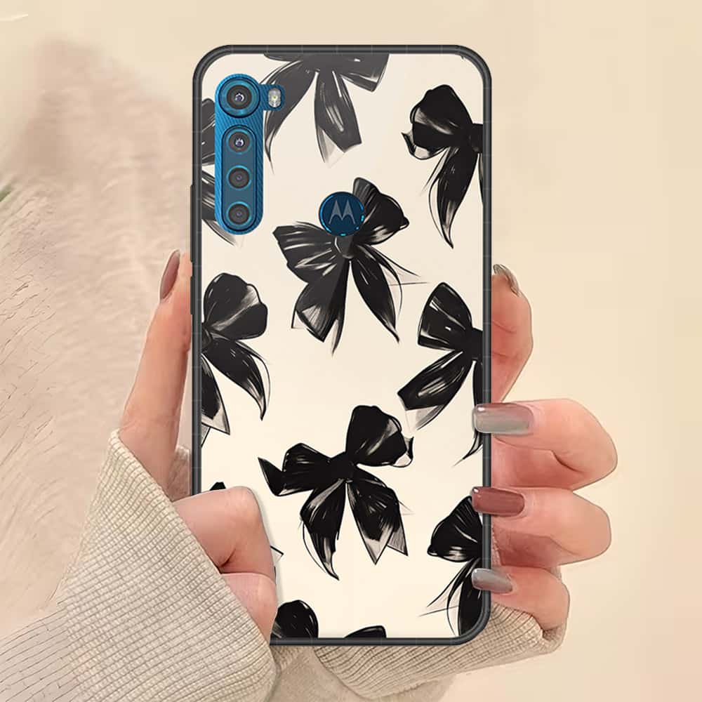 Motorola One Fusion Plus Cover - ONation Bow Series - HQ Premium Shine Durable Shatterproof Case