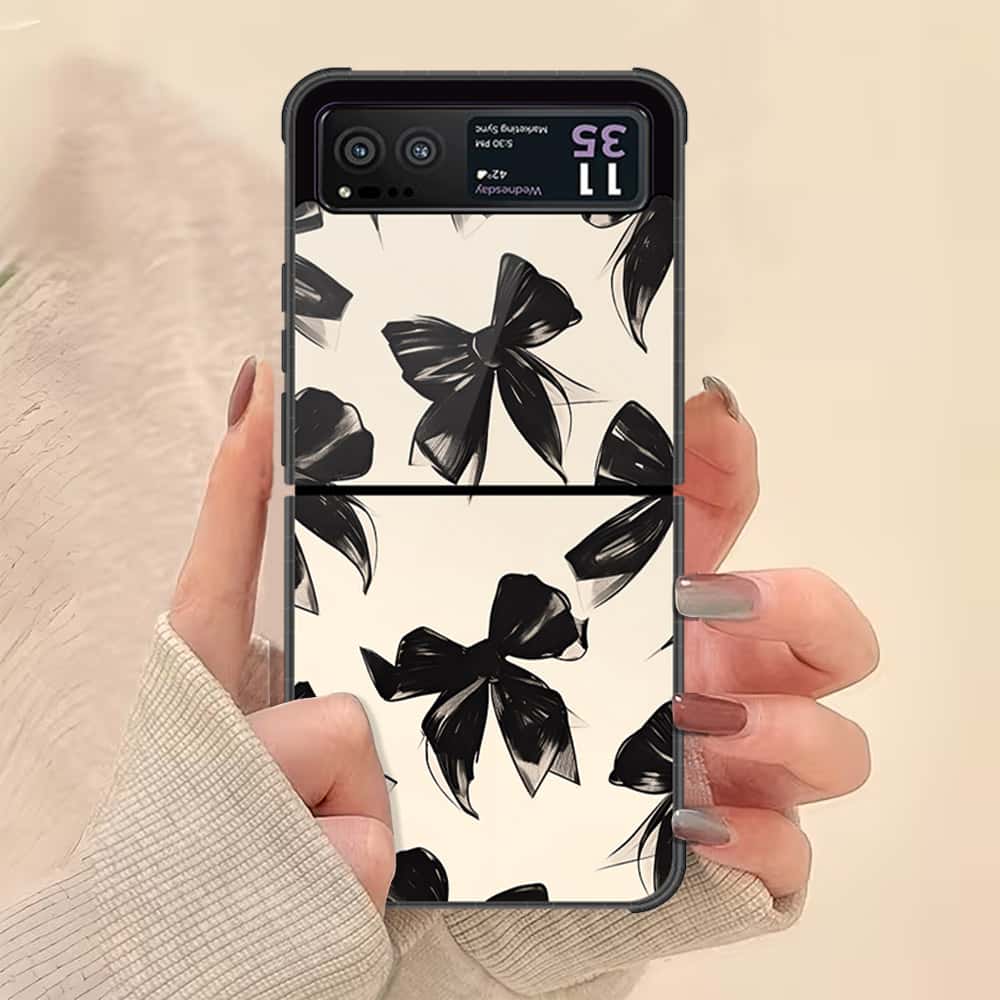 Motorola Razr 40 Cover - ONation Bow Series - HQ Premium Shine Durable Shatterproof Case