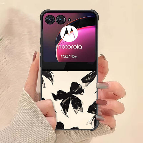 Motorola Razr 40 Ultra Cover - ONation Bow Series - HQ Premium Shine Durable Shatterproof Case