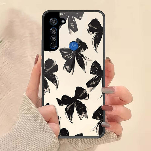 Motorola Moto G8 Cover - ONation Bow Series - HQ Premium Shine Durable Shatterproof Case