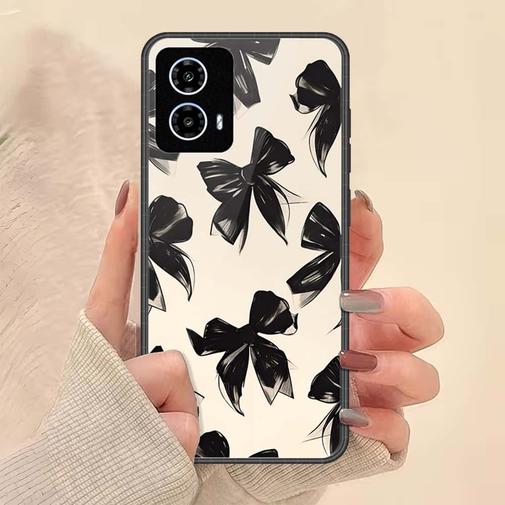 Motorola Moto G34 Cover - ONation Bow Series - HQ Premium Shine Durable Shatterproof Case