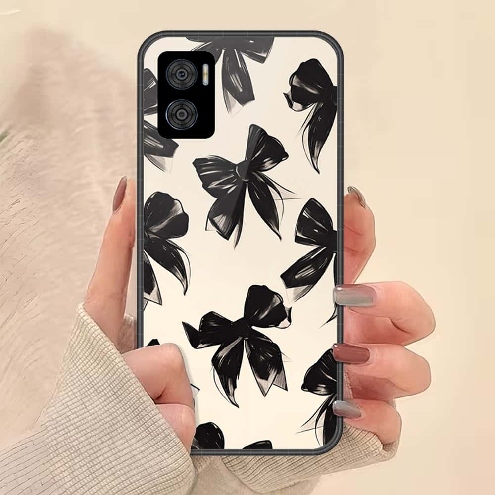 Motorola Moto E22 Cover - ONation Bow Series - HQ Premium Shine Durable Shatterproof Case